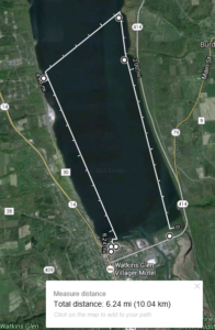 Seneca Lake Course Map